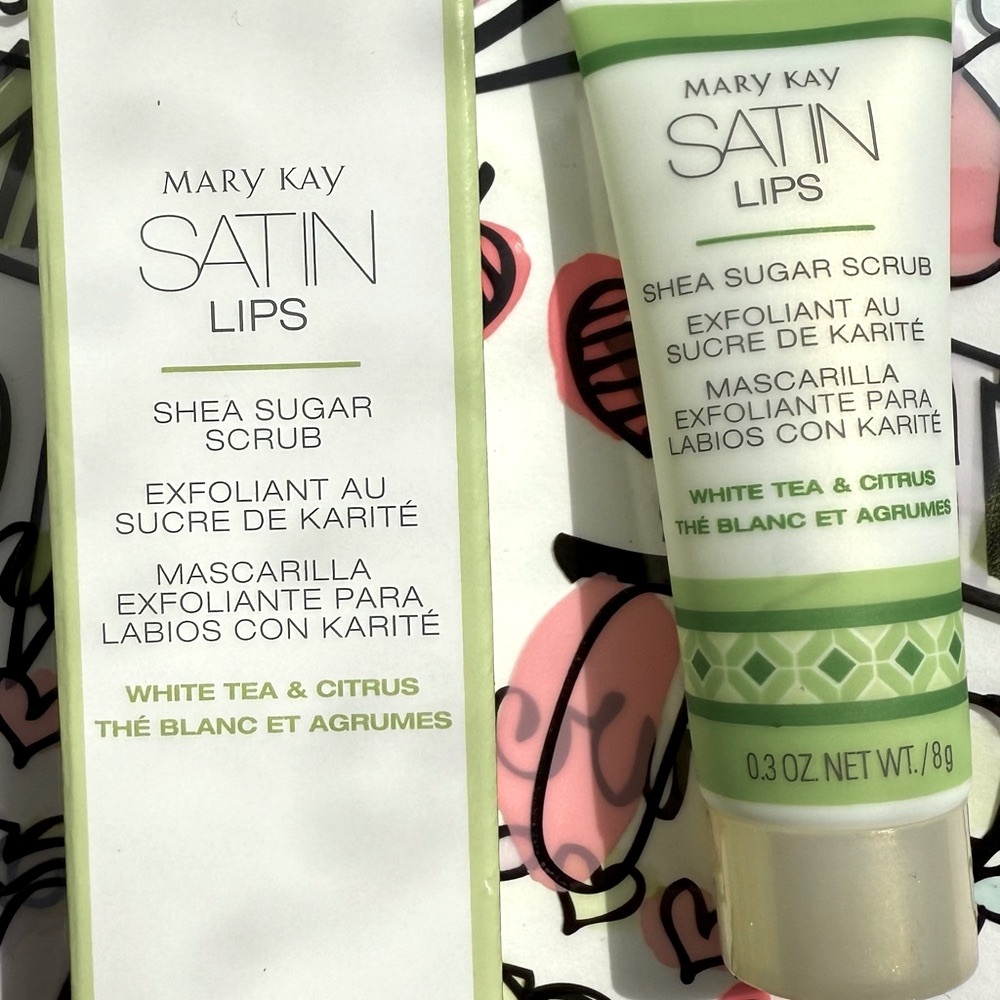 Mary Kay Satin Lips Shea Sugar Scrub - White Tea & Citrus